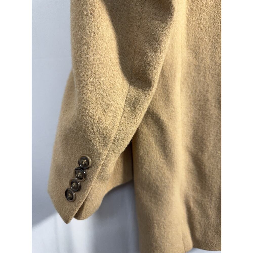 Camel‎ Hair Sport Coat Blazer Men’s 44R Tan Club Room Charter Club - Picture 5 of 12